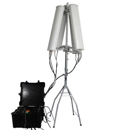 300W 4_8bands  High Power Drone Jammer up to 1500m
